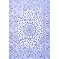 thumbnail image 1 of Ahgly Company Machine Washable Indoor Rectangle Medallion Blue Traditional Area Rugs, 5' x 8', 1 of 4