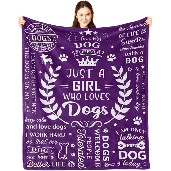 LHSHID Super soft flannel blanket 50x60in