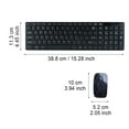 Riohave Slim Wireless Keyboard And Combo 2.4 Full Sized Silent Wireless