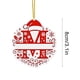 thumbnail image 1 of Decoraciones de Árbol de Navidad 26 Letras Decoraciones Colgantes de Navidad para Artesanías de Bricolaje, 1 of 5