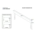 thumbnail image 5 of Orlando King Modern Wood Panel Headboard in White, 5 of 5