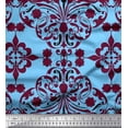 thumbnail image 1 of Tissu Imprimé Damassé Marocain 1 Yard 42 Pouces de Large, 1 of 3