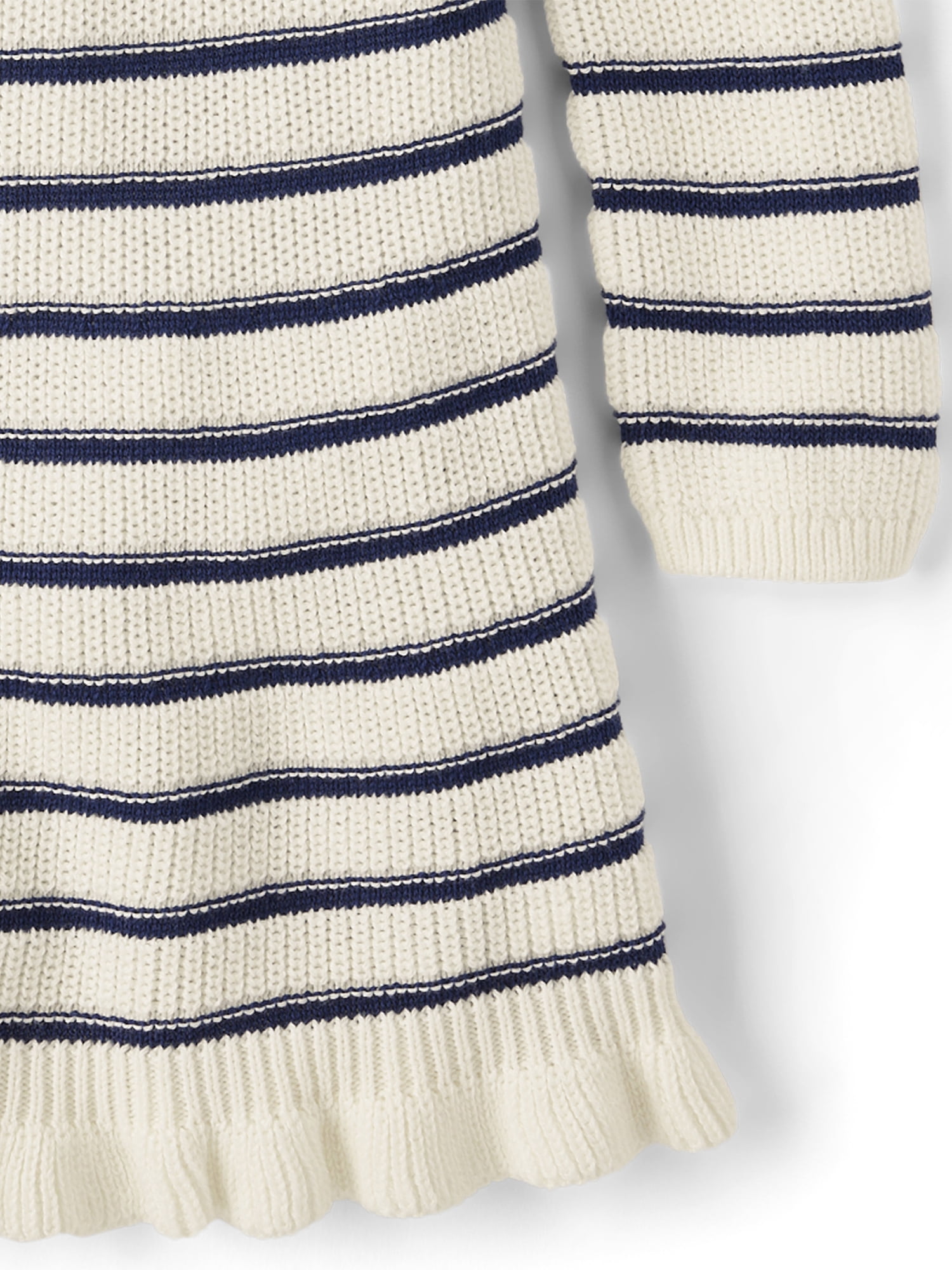The Children's Place Girls Long Sleeve Striped Bow Sweater Dress, Sizes XS-XXL