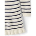 thumbnail image 3 of The Children's Place Girls Long Sleeve Striped Bow Sweater Dress, Sizes XS-XXL, 3 of 4