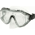 thumbnail image 1 of Leader xRx Adult Dive Mask w Rx Adapter Glass Lens Regular Fit Silver Unisex, 1 of 7