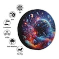 thumbnail image 4 of Goofa Outer Space Floating Numbers And Letters Pattern Universal Tire Cover for Jeep, SUV, Truck, and Trailer – Waterproof, UV-Resistant,Easy to Install, Fits 14"-17" Tires-17 inch, 4 of 6