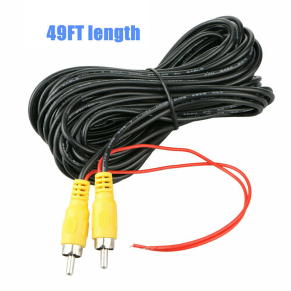 10 Meters Male to Female RCA Video Extension Trigger Cable 4 Car Parking Camera 