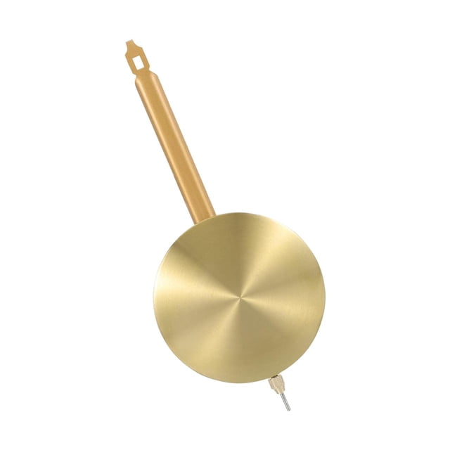 relayinert Clock Metal Pendulum Hanging Decor Wall Clocks Desk DIY Movement Clock Clock Gold Length 20cm