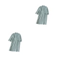 thumbnail image 2 of Minnieouse Kimono primavera verano crepé señoras fino camisón mujeres hombres Albornoz hogar boda pijamas ropa de dormir Type2 NO2, 2 of 6