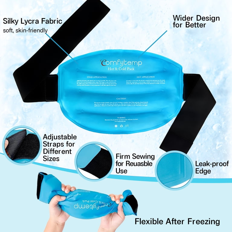 Comfytemp Large Reusable Gel Ice Pack for Back Pain photo 4