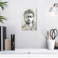 thumbnail image 3 of Elephant Stock Simmering Buddha Wall Art - Vertical Canvas Wall Art - Living Room Wall Decor - People Canvas - Beige And Gray Decor By e. Anthony Orme - 8" x 12", 3 of 8