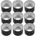 thumbnail image 3 of KAKOWELY 10pcs Refillable Glass Diffuser Bottle Lids Black Reed Diffuser Bottle Stoppers Replacement Diffuser Jar Caps Empty Fragrance Bottle Caps,1.06X"X1.06"X0.79", 3 of 5
