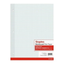 Staples Graph Ruled Filler Paper 8.5