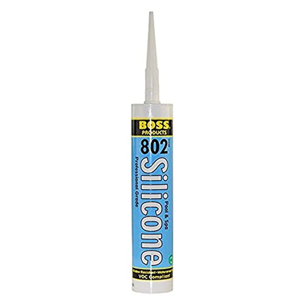 Conspec Pool and Spa Hot Tub CLEAR Silicone Adhesive Sealant 10.3 oz