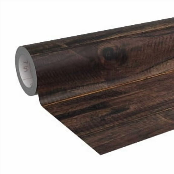 EasyLiner® Peel & Stick Décor Premium Removable Adhesive - Chestnut Wood, 20 in. x 18 ft.