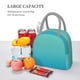 thumbnail image 5 of Balery Teal Turquoise Bolsa de Almuerzo para Mujeres, Caja de Almuerzo, Bolsa de Almuerzo Pequeña Impermeable, Tote de Almuerzo Reutilizable con Gran Capacidad, 5 of 6