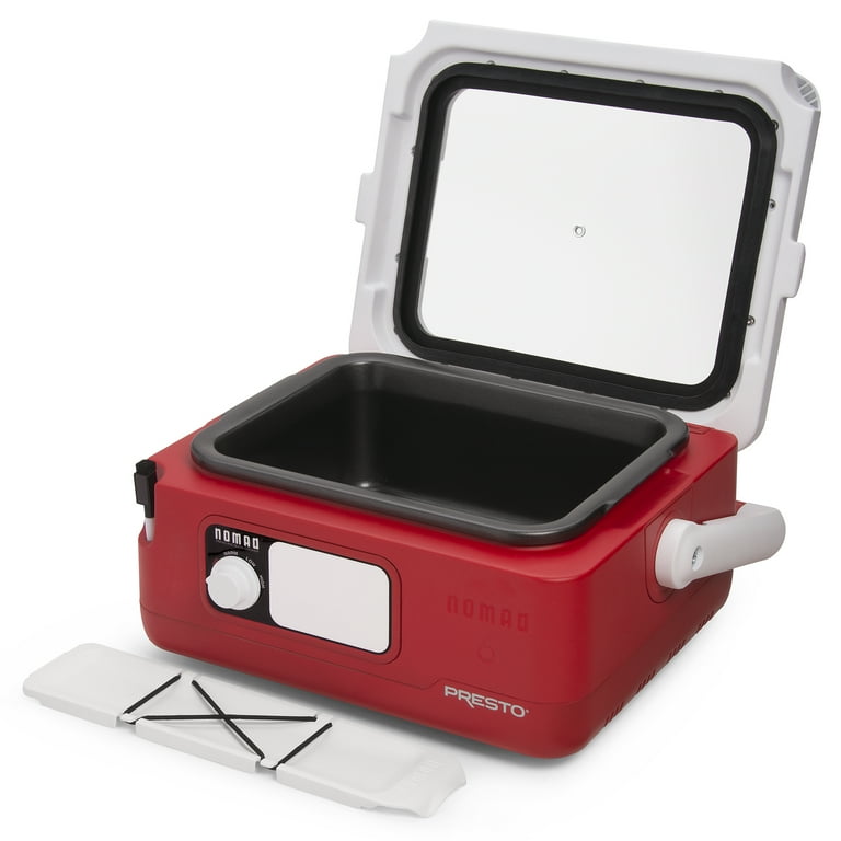 Presto 6-Quart Nomad Traveling Slow Cooker, Red photo 8