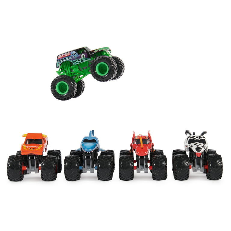Monster Jam, Official Pit Party 5-Pack of 1:64 Scale Monster Truck