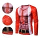 thumbnail image 5 of Sweater Camiseta Para Hombre Impresión Digital 3D Cuello Redondo Sudaderas Para Fiesta Navideña Kearding HA044837-01, 5 of 6