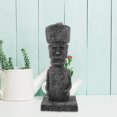 thumbnail image 2 of Escultura de piedra de la Isla de Pascua para pecera, decoración paisajística de rocalla, estatua Moai realista para pecera, 2 of 7