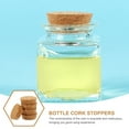 thumbnail image 4 of 20 tapones de corcho para botellas de vino, de madera blanda natural, para manualidades, 4 of 6