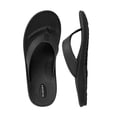 thumbnail image 2 of Okabashi Mariner Men's Flip Flops-Black/Black-LL, 2 of 4