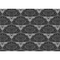 thumbnail image 1 of Ahgly Company Machine Washable Indoor Rectangle Transitional Charcoal Black Area Rugs, 5' x 8', 1 of 7