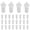 White, variant on 28pcs Spring Loaded Cabinet Repair Pins Telescopic Cabinet Door Damper Connectors Replacement Window Shutters Exterior Spring Pins