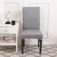 thumbnail image 2 of Dining Chair Cover Set Stretch Dining Chair Slipcovers Removable Washable Chair Protector Covers for Dining Room Home Wedding Banquet Party Hotel Decor (Grey 06, 6 Pack), 2 of 8