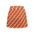 thumbnail image 6 of KEIAHUAN Orange Polka Dots Tennis Skirt for Women Casual High Waisted Golf Skort with Pockets Breathable Smooth Skirts for Golf Athletic Skirt with Shorts Pocket, 6 of 7