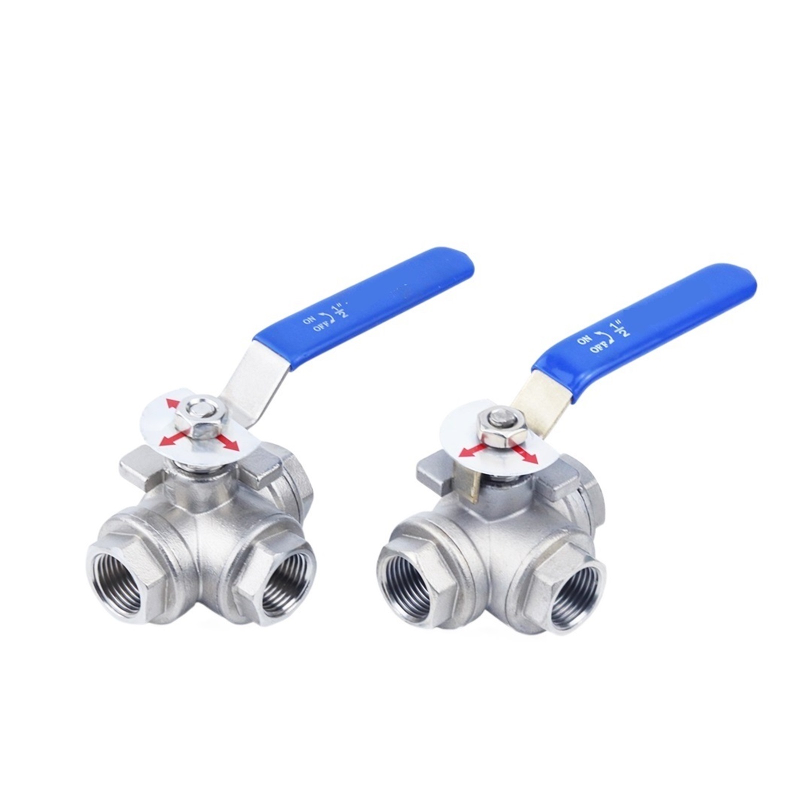 3/8" Stainless Steel 304 Ball Valve – G3/8 Thread, DN10, One-Piece Body For Water, Oil & Air
