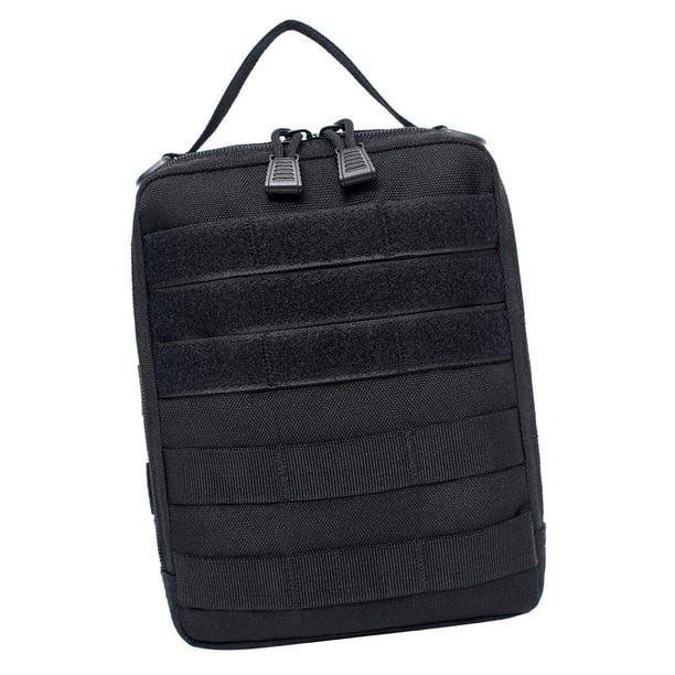 Bolsa Molle para hombres, mujeres, , mochila pequeña, accesorio para senderismo, color negro Zulema Bolsas de uso general para acampar