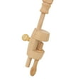 thumbnail image 3 of Adjustable Embroidery Hoop Stand Desktop Wooden Desktop Needlework Style Embroidery Needlework Lap Stand Hoop Cross Stitch Holder Wooden Rack, 3 of 9