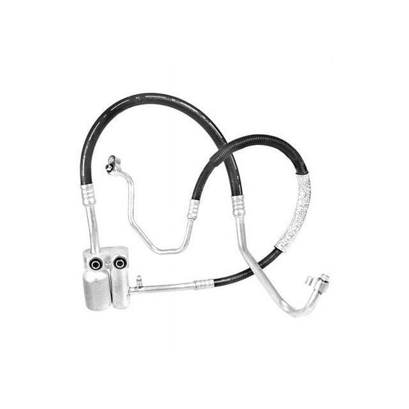 A/C Discharge and Suction Hose Assembly - Compatible with 2002 Chevy Silverado 2500 HD 6.6L V8