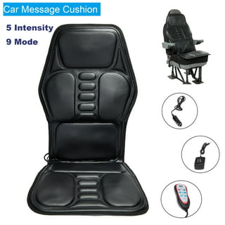 Cili Lumbar Support Pillow for Ofiice Chair, Heated Back Support Pillow with Vibration, Back Massager for Pain Relief, Back Cushion for Sofa Car