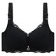 thumbnail image 1 of Sujetador fino de encaje de talla grande con pecho pequeño y copa engrosada para niña, ropa interior sexy ajustable, 1 of 6