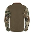 thumbnail image 4 of ZCFZJW Half Zip up Long Sleeve Camo Sweatshirts for Men Big and Tall Regular Fit Casual Graphic Western Henley Shirts Loose Lightweight Comfy Pullover Tops XXXXXL, 4 of 4