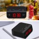 thumbnail image 2 of Reloj Despertador Digital Led Radio Led Rojo Pantalla De Tiempo Reloj Moderno Radio Fm Alarma Dual Zumbador Snooze Sleep Radio Enchufe De La Ue sonducket EL011790-00, 2 of 5