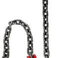 thumbnail image 3 of Lifting Chain Sling, 5/16 Inch x 5 Ft Double Leg Lifting Chains with Grab Hooks, 3 Ton G80 Alloy Steel Heavy Duty Engine Chain Hoist Lifts for Cargo Security Towing and handling, 3 of 7