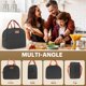 thumbnail image 4 of Bolsa Térmica EASYFUN para Almuerzo, Aislada y Antiderrames para Mujeres y Hombres, Negra, 4 of 7