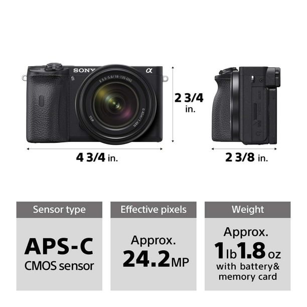 Sony Alpha a6600 Mirrorless Digital Camera (Body Only) - Walmart.ca