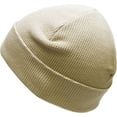 thumbnail image 4 of Khaki Thermal Cotton Beanie Skull Cap Winter Ski Hat Cuffed Solid Warm, 4 of 4