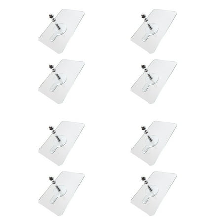 

JWDX Kitchen Cleaning Supplies Clearance! Nail Free Wall Hook Screw Adhesive Non-Trace No Drilling for Bathroom Kitchen Kitchen Cleaning Appliances Promotion Include 8X Screw Stickers