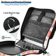 thumbnail image 4 of FORMRS Zipper Binder with Shoulder Strap 2-inch Ring 500 Sheet Capacity File Bag, Watercolor Butterflies, 4 of 5
