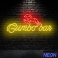 thumbnail image 3 of Handmadetneonsign Gumbo Bar Neon Sign, Shrimp Gumbo Mexico Led Sign, Gumbo Food Store Led Light, Mexico Restaurant Wall Decor 100556, 3 of 5