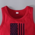 thumbnail image 5 of JLFKNG Baby Boys Clothes Sets Independence Day Style Patriotic Printed Shirt Tops Sleeveless Breathable Loose Fit Shorts 2Pcs Outfits Sets Comfy Dailywear, 5 of 7