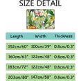 thumbnail image 3 of GZHJMY Soft Foam Nursery Area Rugs Tropical Palm Leaves and Flowers Jungle Floral Non Slip Play Mats for Kids Boys Girls Playing Room Living Room72x48 inch Carpet Runner, 3 of 6