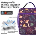 thumbnail image 2 of Small Insulated Lunch Bag with Handle, Lunch Bag for Women Men Leakproof Waterproof Lunch Tote for Business Trips Beach Outings Mushroom, 2 of 6
