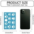 thumbnail image 6 of 2 Styles Paw Print Template Dog Cat Pet Animal Drawing Templates Acrylic Leather Jewelry Stencils for Painting on Wall Fabric Glass Home Decor Earrings Making DIY Crafts 5.12x3.54inch, 6 of 7