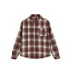 thumbnail image 1 of Blusa y camisa de manga larga con cuello vuelto para hombre, blusa informal a cuadros a la moda con botones y cuello vuelto, blusa de poliéster para hombre, 1 of 3